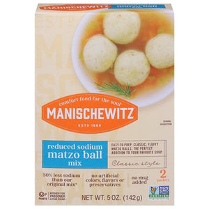 Manischewitz Matzo Ball Mix Reduced Sodium Classic Style 12/5 OZ [UNFI #864397] [ebt]