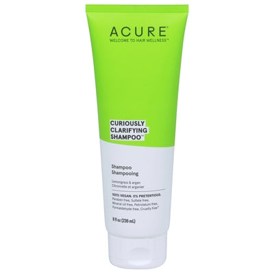 Acure Shampoo Curiously Clarifying Lemongrass & Argan 1/8 OZ [UNFI-CARLISLE #2526275]