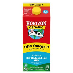 Horizon Milk Dha Omega-3 Organic 2% Reduced Fat 6/64 OZ [UNFI #119123] [ebt]