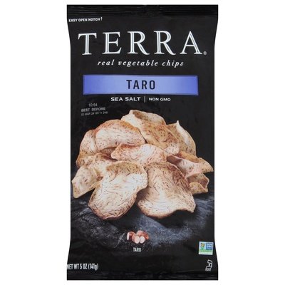 Terra Chips Vegetable Chips Real Taro Sea Salt 12/6 OZ [UNFI #2921948] [ebt]