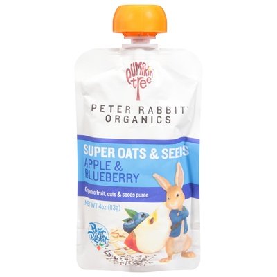 Peter Rabbit Organics Super Oats & Seeds Apple & Blueberry 10/4 OZ [UNFI #2306983] [ebt]