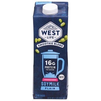West Life Smoothie Blend Soymilk Plain Unsweetened 6/32 OZ [UNFI #2969616] [ebt]