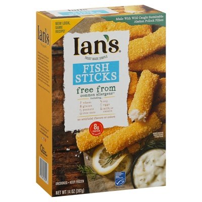 Ians Fish Sticks 8/14 OZ [UNFI #1086073] [ebt]