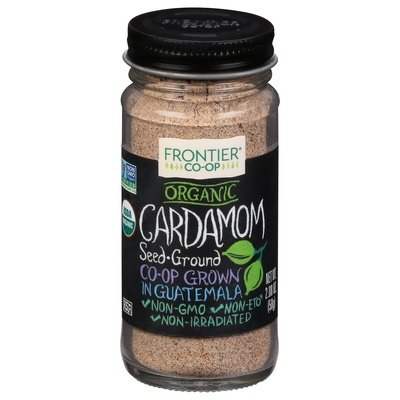 Frontier Nat Prod Co-Op Cardamom Seed Organic Ground 1/2.08 OZ [UNFI-CARLISLE #956276] [ebt]