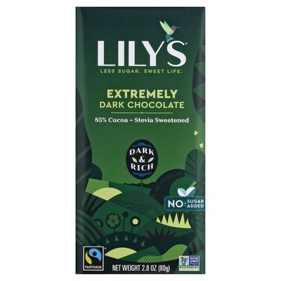 Lilys Chocolate Extremely Dark 85% Cocoa 12/2.8 OZ [UNFI-CARLISLE #2279537] [ebt]