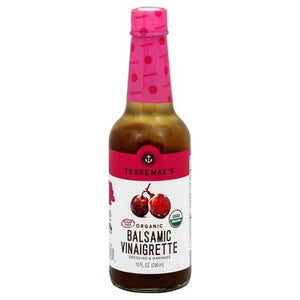 Tessemaes Dressing & Marinade Organic Balsamic Vinaigrette 6/10 OZ [UNFI #1841568] [ebt]