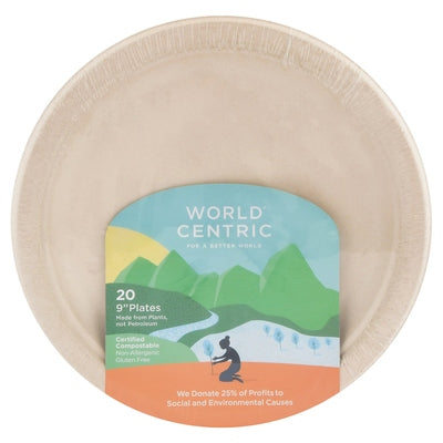 World Centric Plates 9 Inch 12/20 CT [UNFI #306480]