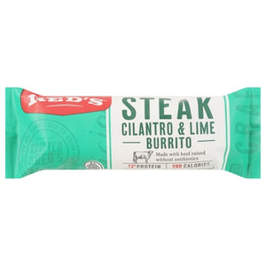 Reds Burrito Steak Cilantro & Lime 12/4.5 OZ [UNFI #03047503] [ebt]
