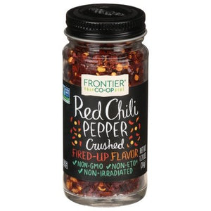 Frontier Nat Prod Co-Op Red Chili Pepper Crushed 1/1.2 OZ [UNFI-CARLISLE #334961] [ebt]