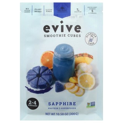 Evive Smoothie Cubes Sapphire 8/10.58 OZ [UNFI #2707784] [ebt]