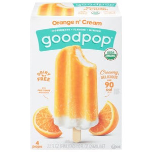 Goodpop Pops Orange N Cream 8/4/2.5 OZ [UNFI #2063162] [ebt]