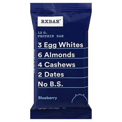 Rxbar Protein Bar Blueberry 12/1.83 OZ [UNFI-CARLISLE #1747930] [ebt]