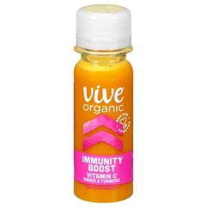 Vive Organic Shot Vitamin C Ginger & Turmeric Immunity Boost 12/2 OZ [UNFI #2695773] [ebt]