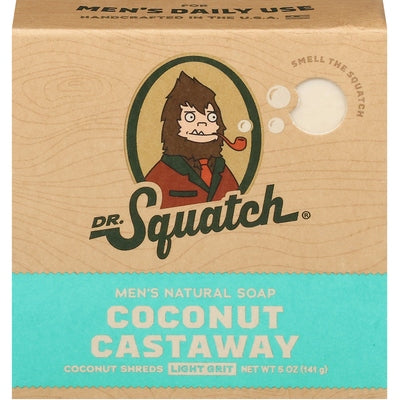 Dr. Squatch Natural Soap Men's Coconut Castaway 1/5 OZ [UNFI-CARLISLE #3087335]