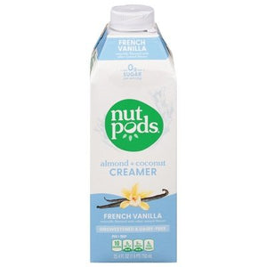 Nutpods Creamer French Vanilla Almond + Coconut 6/25.4 OZ [UNFI #2670917] [ebt]
