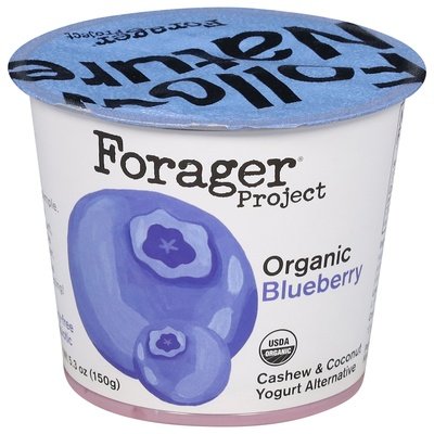 Forager Project Cashew & Coconut Yogurt Alternative Blueberry Dairy-Free Organic Probiotic 6/5.3 OZ [UNFI #2601672] [ebt]