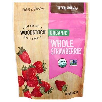 Woodstock Strawberries Organic Whole 12/10 OZ [UNFI #154542] [ebt]