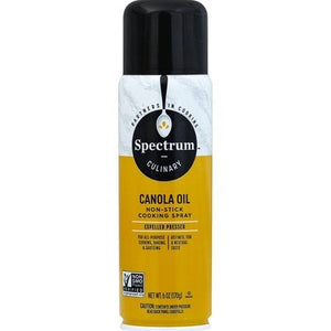 Spectrum Naturals Cooking Spray Non-Stick Canola Oil 6/6 OZ [UNFI #551861] [ebt]