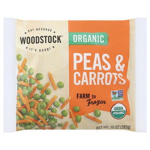 Woodstock Peas & Carrots Organic 12/10 OZ [UNFI #570150] [ebt]