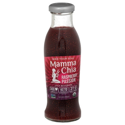 Mamma Chia Chia Beverage Raspberry Passion 12/10 OZ [UNFI #1000801] [ebt]