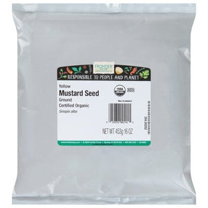 Frontier Nat Prod Co-Op Mustard Seed Yellow Ground 1LB [UNFI-CARLISLE #311548] [ebt]