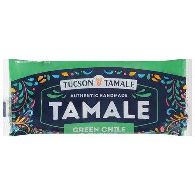 Tucson Tamale Company Tamale Green Chile Pork & Cheese Authentic Handmade 8/5 OZ [UNFI #2465318] [ebt]