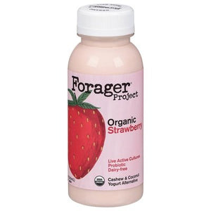 Forager Project Yogurt Alternative Cashew & Coconut Dairy-Free Organic Strawberry Probiotic 6/8 OZ [UNFI #2538098] [ebt]