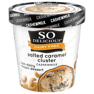 So Delicious Frozen Dessert Salted Caramel Cluster Cashewmilk 8/PINT [UNFI #1684968] [ebt]