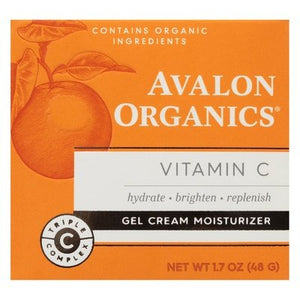 Avalon Organics Gel Cream Moisturizer Vitamin C 1/1.7 OZ [UNFI-CARLISLE #2534824]