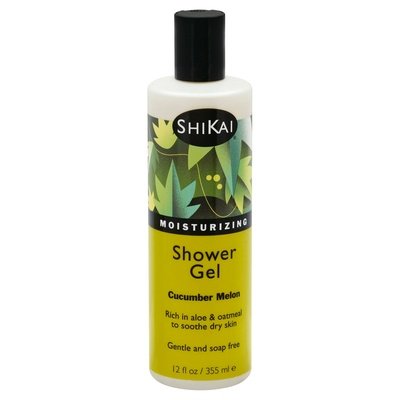 Shikai Shower Gel Moisturizing Cucumber Melon 12 OZ [UNFI-CARLISLE #1383983]