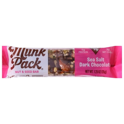 Munk Pack Nut & Seed Bar Sea Salt Dark Chocolate Flavored 12/1.23 OZ [UNFI-CARLISLE #2498491] [ebt]