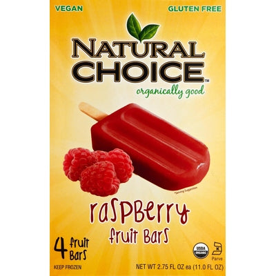 Natural Choice Fruit Bars Raspberry 6/4/2.75OZ [UNFI #01698448] [ebt]
