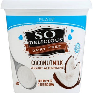So Delicious Yogurt Alternative Coconut Milk Plain 6/24 OZ [UNFI #1852755] [ebt]