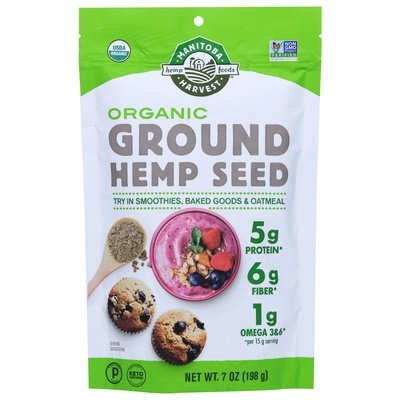 Manitoba Harvest Hemp Seed Organic Ground 1/7 OZ [UNFI-CARLISLE #2834497]