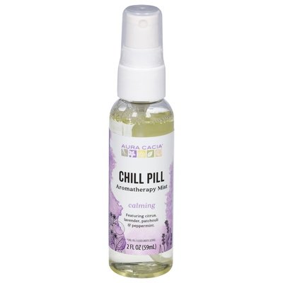 Aura Cacia Aromatherapy Mist Calming Chill Pill 1/2 OZ [UNFI-CARLISLE #1115377]