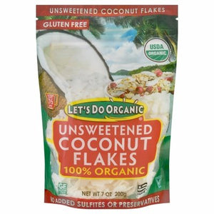 Lets Do Organic Coconut Flakes Unsweetened 12/7 OZ [UNFI #561654] [ebt]