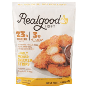 Real Good Foods Co Chicken Strips 6/20 OZ [UNFI #02915460] [ebt]