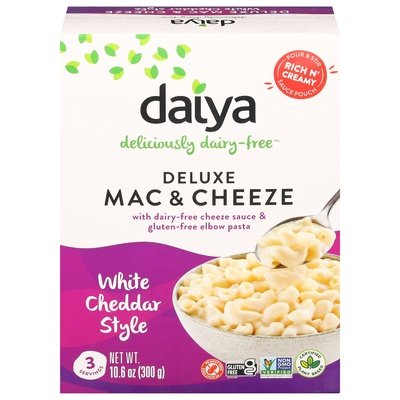 Daiya Mac & Cheeze White Cheddar Style Deluxe 8/10.6 OZ [UNFI #2736767] [ebt]