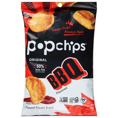 Popchips Popped Potato Snack Original Bbq Flavored 12/5 OZ [UNFI #2104578] [ebt]