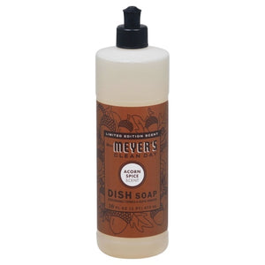 Mrs Meyers Dish Soap Acorn Spice Scent 6/16 OZ [UNFI #2417467]