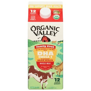 Organic Valley Milk Whole 6/64 OZ [UNFI #3020534] [ebt]