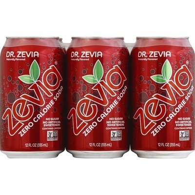 Zevia Soda Zero Calorie Dr. Zevia 4/6/12 OZ [UNFI #2980506] [ebt]