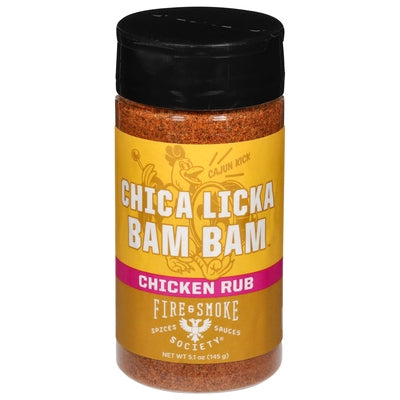Fire & Smoke Society Llc Chicken Rub Chica Licka Bam Bam 6/5.1 OZ [UNFI #03001609] [ebt]