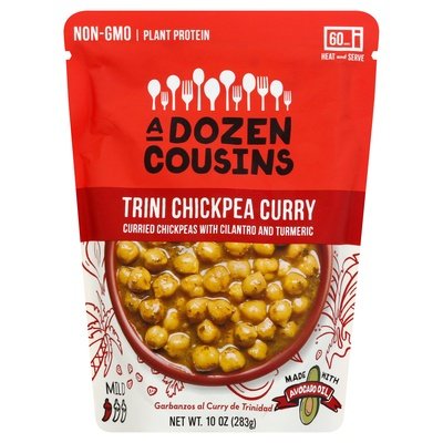 A Dozen Cousins Trini Chickpea Curry Mild 6/10 OZ [UNFI #2370641] [ebt]