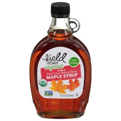 Field Day Maple Syrup Organic 12/12 OZ [UNFI #1104801] [ebt]