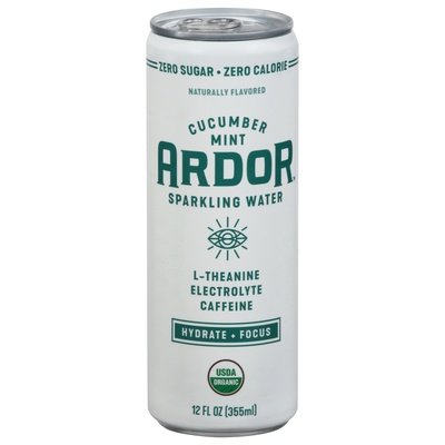 Ardor Sparkling Water Sparkling Water Cucumber Mint 12/12 OZ [UNFI #2691954] [ebt]