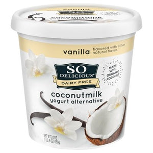 So Delicious Yogurt Alternative Coconutmilk Vanilla 6/24 OZ [UNFI #1852805] [ebt]