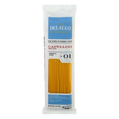 Delallo Capellini Angel Hair No. 01 Cut 16/1 Lb [UNFI #729004] [ebt]