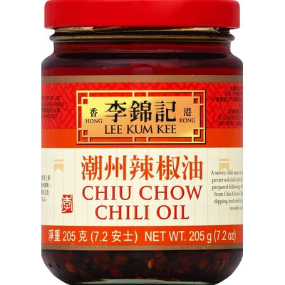 Lee Kum Kee Chili Oil Chiu Chow 6/7.2 OZ [UNFI #03123080] [ebt]