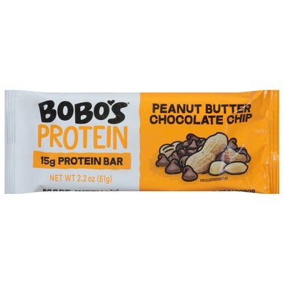 Bobos Protein Bar Peanut Butter Chocolate Chip 12/2.2 OZ [UNFI #2922870] [ebt]